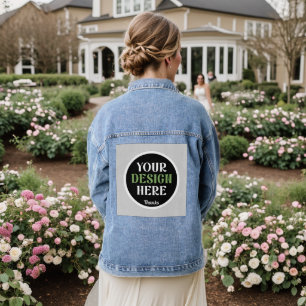 Chaqueta Vaquera personalizado, único, elegante y minimalista beso