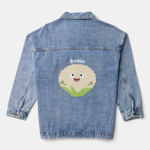 Chaqueta Vaquera Personalizado vegetal de coliflor alegre y dulce