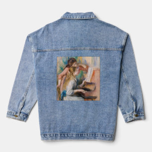 Chaqueta Vaquera Pierre Auguste Renoir - Jóvenes Chicas en el piano