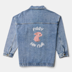 Chaqueta Vaquera PIGGY FAN CLUB Cerdo Hombres Mujeres Chicas Adoles