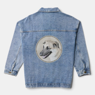 Chaqueta Vaquera Pintura de Chinook (Orejas de helicóptero) - Arte 
