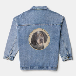 Chaqueta Vaquera Pintura de la cola de Bluetick - Ar de perro origi