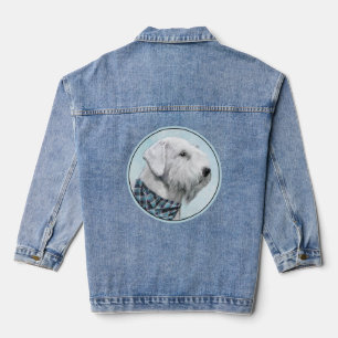 Chaqueta Vaquera Pintura de Sealyham Terrier - Arte de perro origin