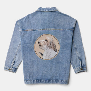 Chaqueta Vaquera Pintura Petit Basset Griffon Vendéen - Arte de per