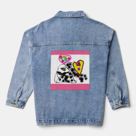 Chaqueta Vaquera Pintura valentina dálmata