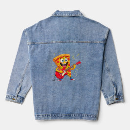 Chaqueta Vaquera **Pizza Rock ’n’ Roll – Rebanada Divertida Tocando