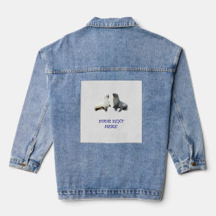 Chaqueta Vaquera Plantilla de camiseta de texto con foto de parejas