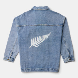 Chaqueta Vaquera Plata Fern de Nueva Zelanda