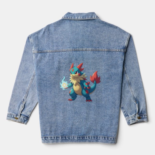 Chaqueta Vaquera Pokémon und seine Treue Freunde (Reverso )