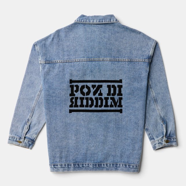 Chaqueta Vaquera Pon Di Riddim Reggae (Reverso )