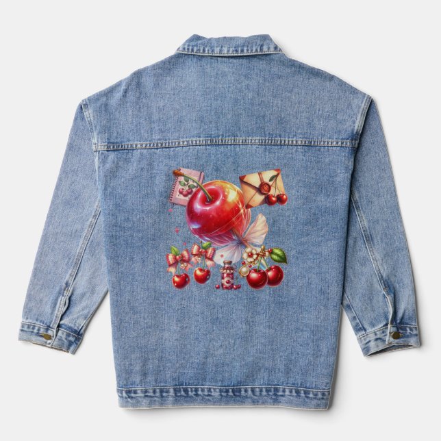 Chaqueta Vaquera Pop de Cereza (Reverso )