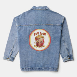 Chaqueta Vaquera Poppin' con Style - "¡Pídele!" Denim Jacket