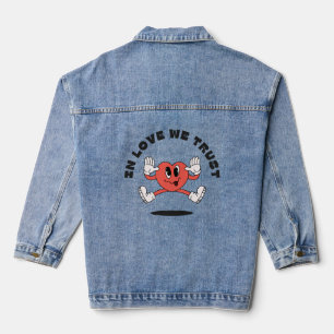 Chaqueta Vaquera Por amor confiamos en el traje de bebé