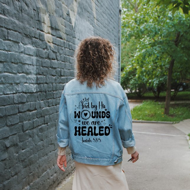 Chaqueta Vaquera Por sus heridas estamos curados Girona (Subido por el creador)