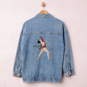 Chaqueta Vaquera Postal de regalo de Ballerina personalizada