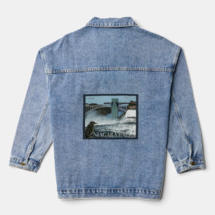 Chaqueta Vaquera Poster de las Cataratas del Niágara