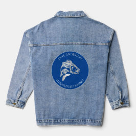 Chaqueta Vaquera Preferiría Estar Pescando Denim Jacket