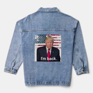 Chaqueta Vaquera Presidente Trump Estoy de vuelta