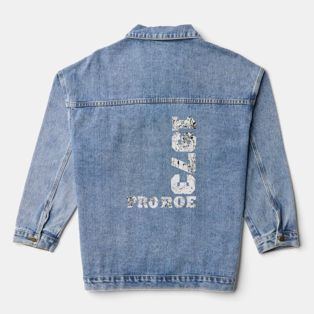 Chaqueta Vaquera Pro Roe 7 de 1973 (Reverso )