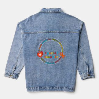 Chaqueta Vaquera Profesora personalizada de educación especial