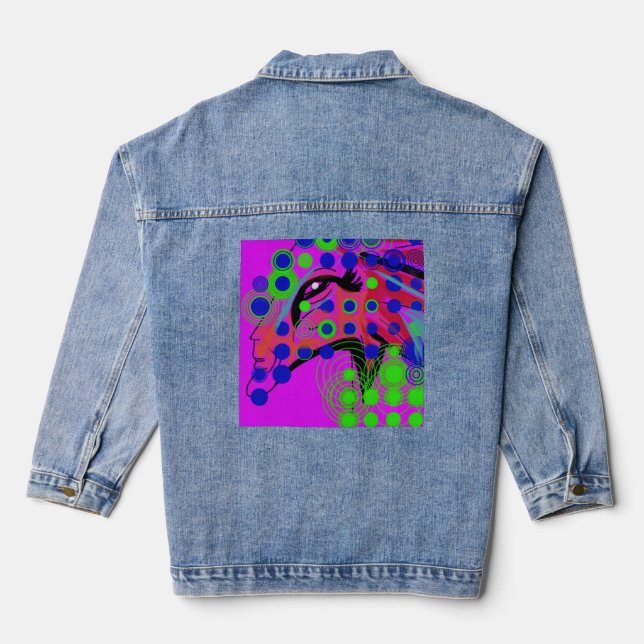 Chaqueta Vaquera Profetisa Dragón (Reverso )