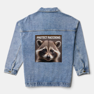 Chaqueta Vaquera PROTEGER RACCOONS Denim Jean Jacket