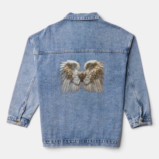 Chaqueta Vaquera "Protegido Por Los Ángeles" Denim Jacket (Reverso )