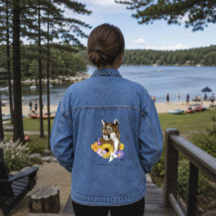 Chaqueta Vaquera Puma León de Montaña Flores