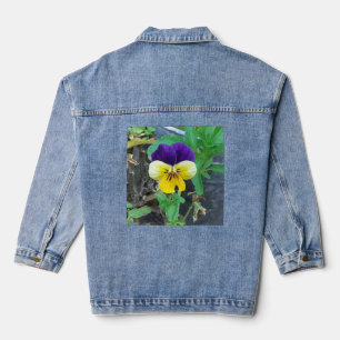 Chaqueta Vaquera Púrpura y amarilla