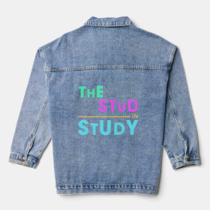Chaqueta Vaquera Puse el estudio en estudio - Gracioso diseño estud