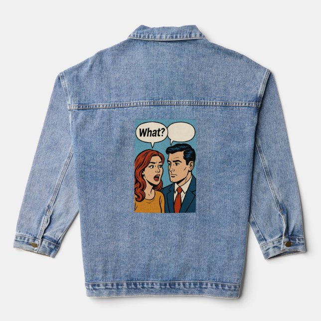 Chaqueta Vaquera qué  (Reverso )