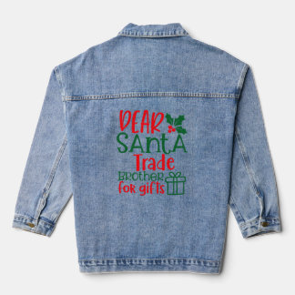 Chaqueta Vaquera Querido Papá Noel, comercio hermano por regalo