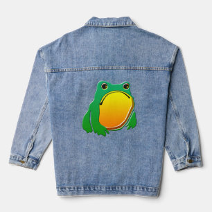 Chaqueta Vaquera Rana gruñón dibujando arte japonés de Matsumoto Ho