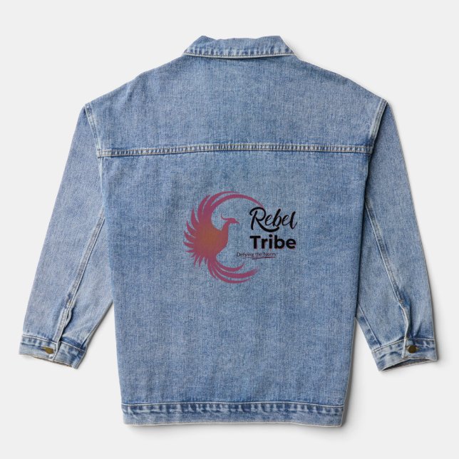 Chaqueta Vaquera Rebel Tribe Denim Jacket – Phoenix Logo  (Reverso )