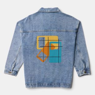 Chaqueta Vaquera Rectángulos de cuadrícula