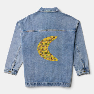 Chaqueta Vaquera Rectángulos rayados de oro