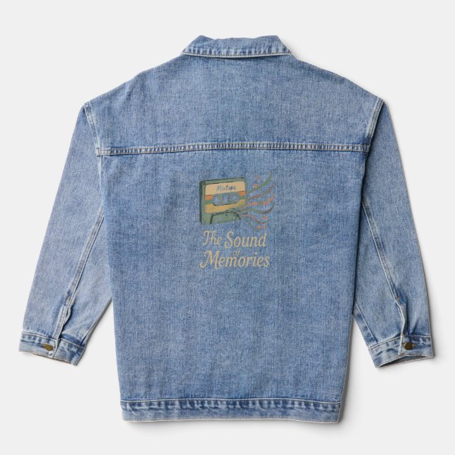 Chaqueta Vaquera Recuerdos de Cassette (Reverso )