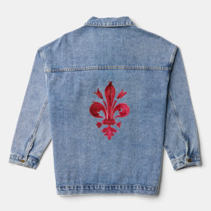 Chaqueta Vaquera RED FLEUR DE LIS Heraldi Floral