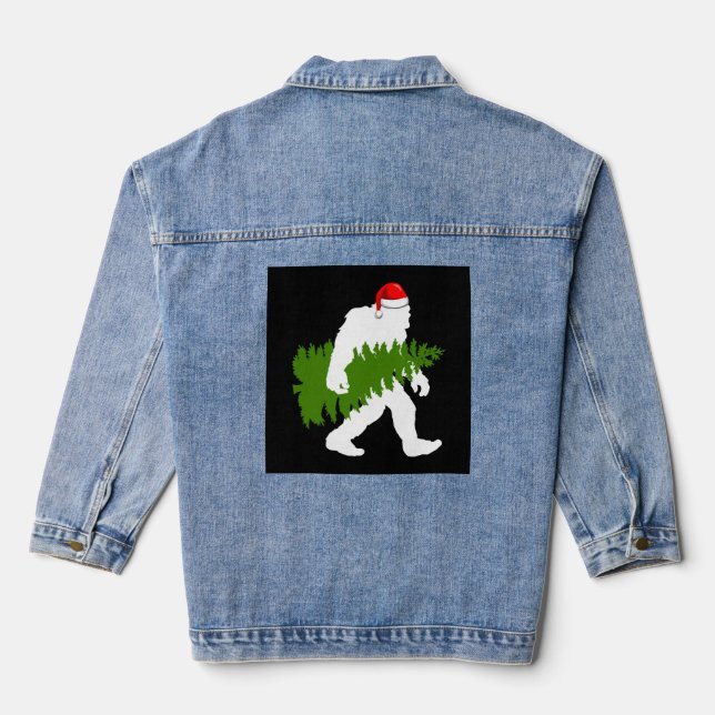 Chaqueta Vaquera Regalos de Navidades divertidos de BigFoot Santa C (Reverso )