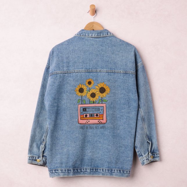 Chaqueta Vaquera Reliance on Vibe Boho Sunflower and Cattsette (Hangar)