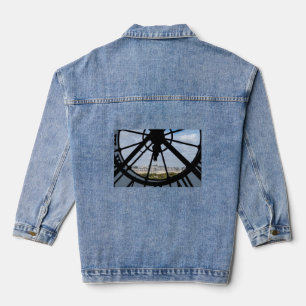 Chaqueta Vaquera Reloj gigante de vidrio en el Museo de Orsay - Par