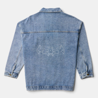 Chaqueta Vaquera Retro ASCI Bat V2 Oscuro