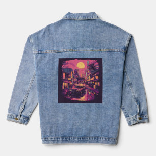 Chaqueta Vaquera Retro Tokyo Sunset