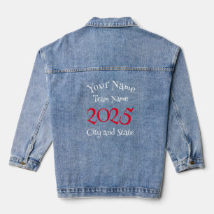 Chaqueta Vaquera reunión de graduados jubilación 2030 2031 2032 203
