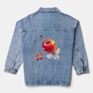Chaqueta Vaquera Reventón de Cereza