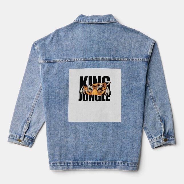 Chaqueta Vaquera Rey de la Selva (Reverso )