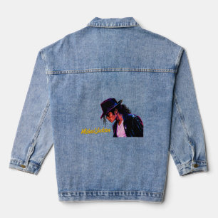 Chaqueta Vaquera Rey del Pop Diseño de Tributo Retro Leyenda Moonwa