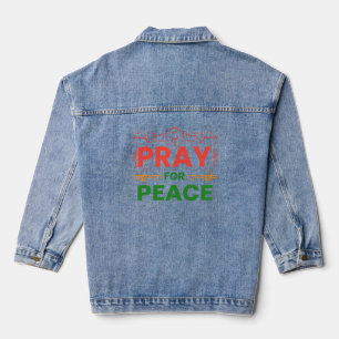 Chaqueta Vaquera Rezar por la paz