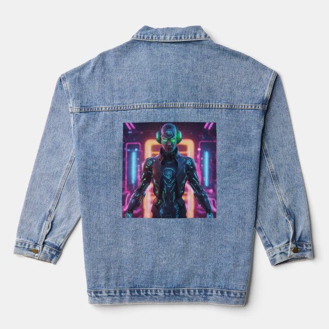 Chaqueta Vaquera robot pirata (Reverso )