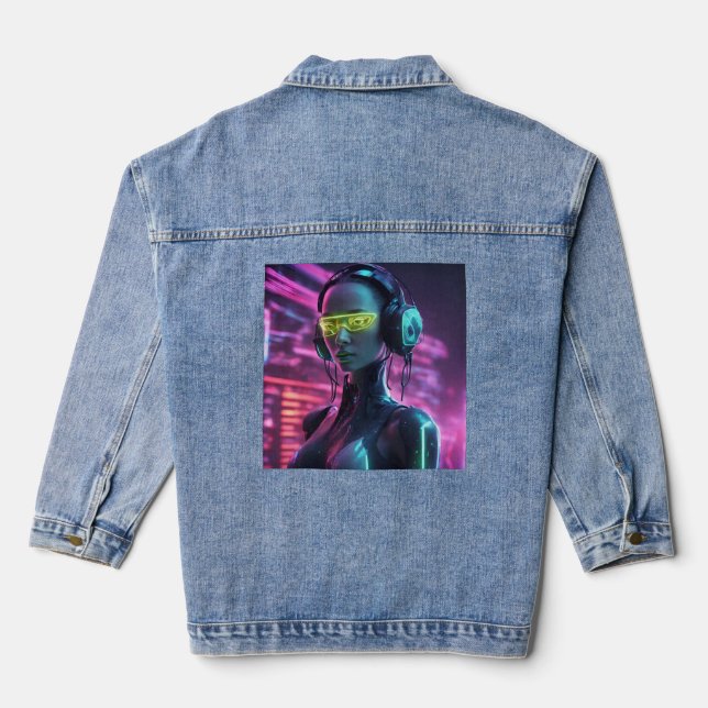 Chaqueta Vaquera robot pirata (Reverso )